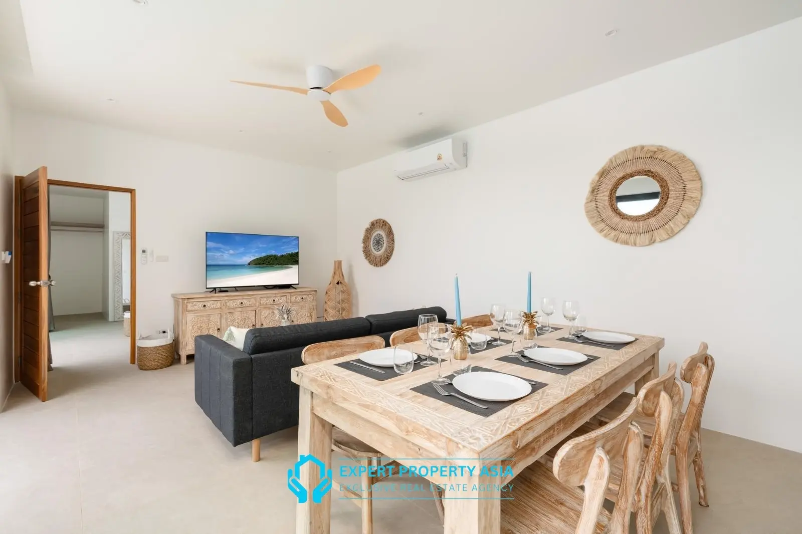 Brand-New 3-Bedroom Villa with Private Pool – Maenam, Koh Samui