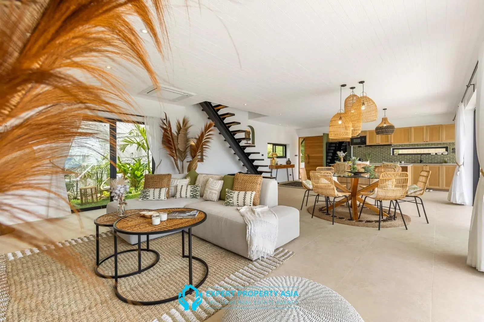 Exclusive Bophut Villa: 3 Bedrooms, Sea View, Private Pool, Just 4 Min from Fisherman Village