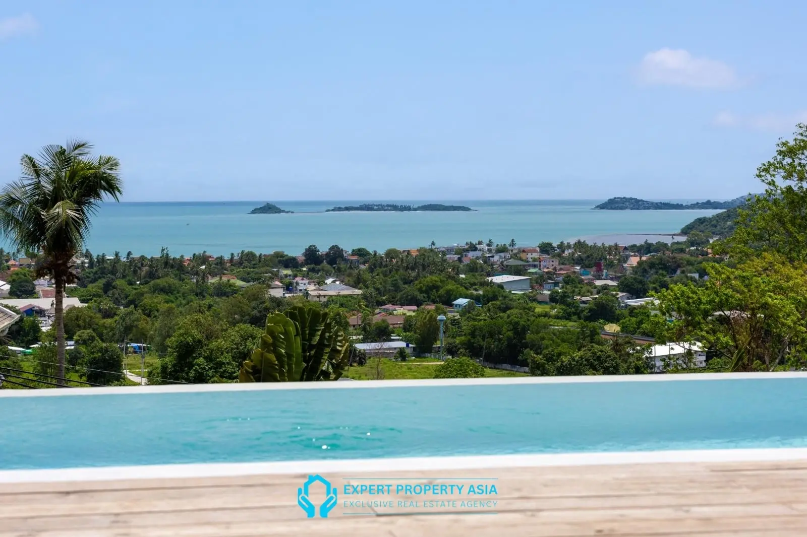 Exclusive Bophut Villa: 3 Bedrooms, Sea View, Private Pool, Just 4 Min from Fisherman Village