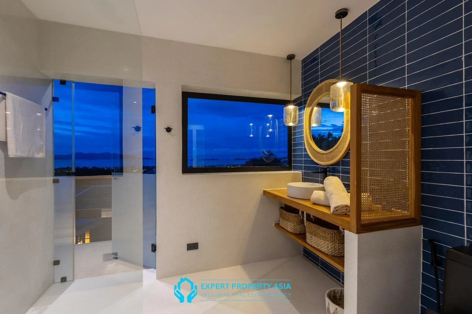 Exclusive Bophut Villa: 3 Bedrooms, Sea View, Private Pool, Just 4 Min from Fisherman Village