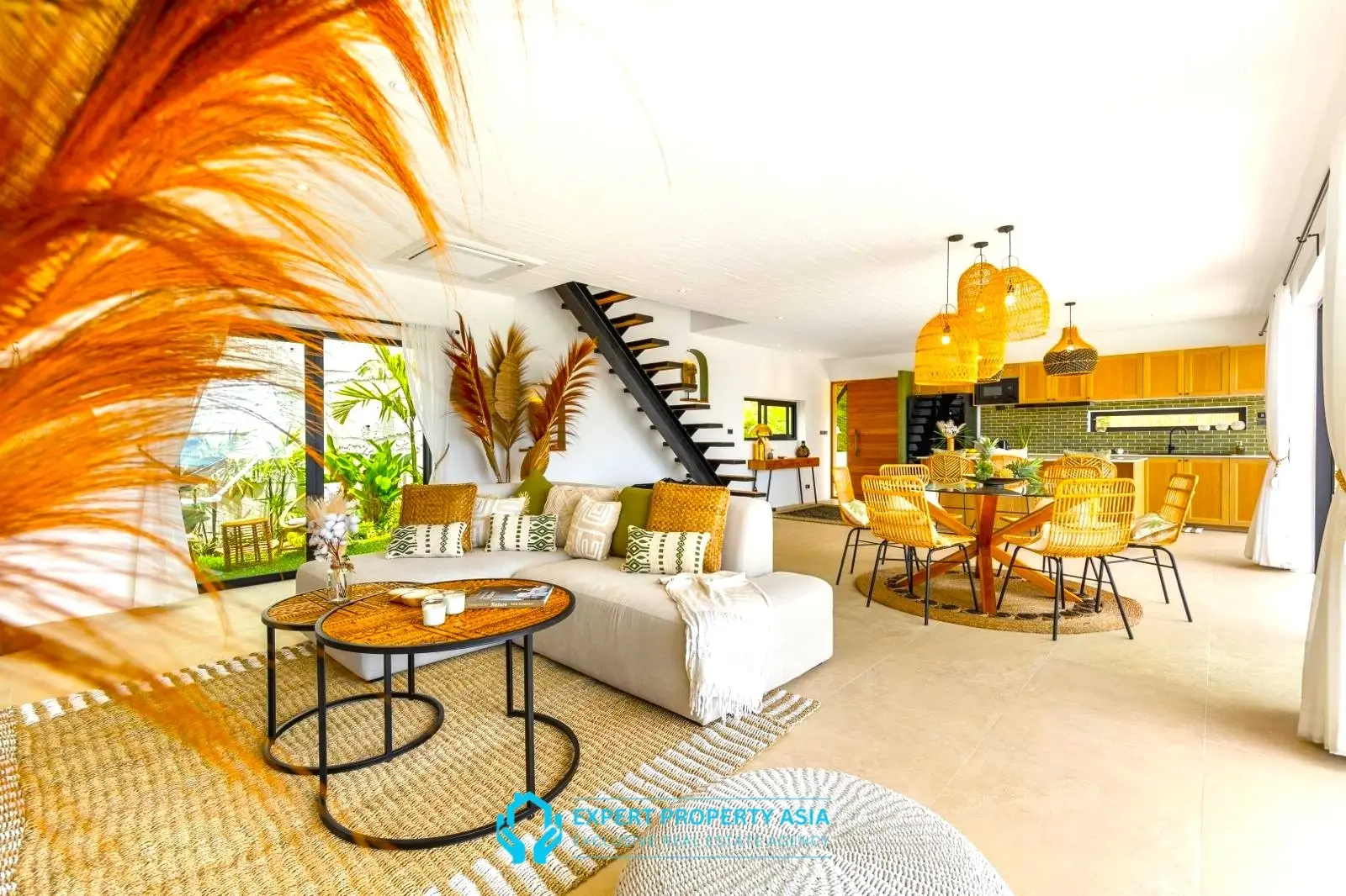 Exclusive Bophut Villa: 3 Bedrooms, Sea View, Private Pool, Just 4 Min from Fisherman Village