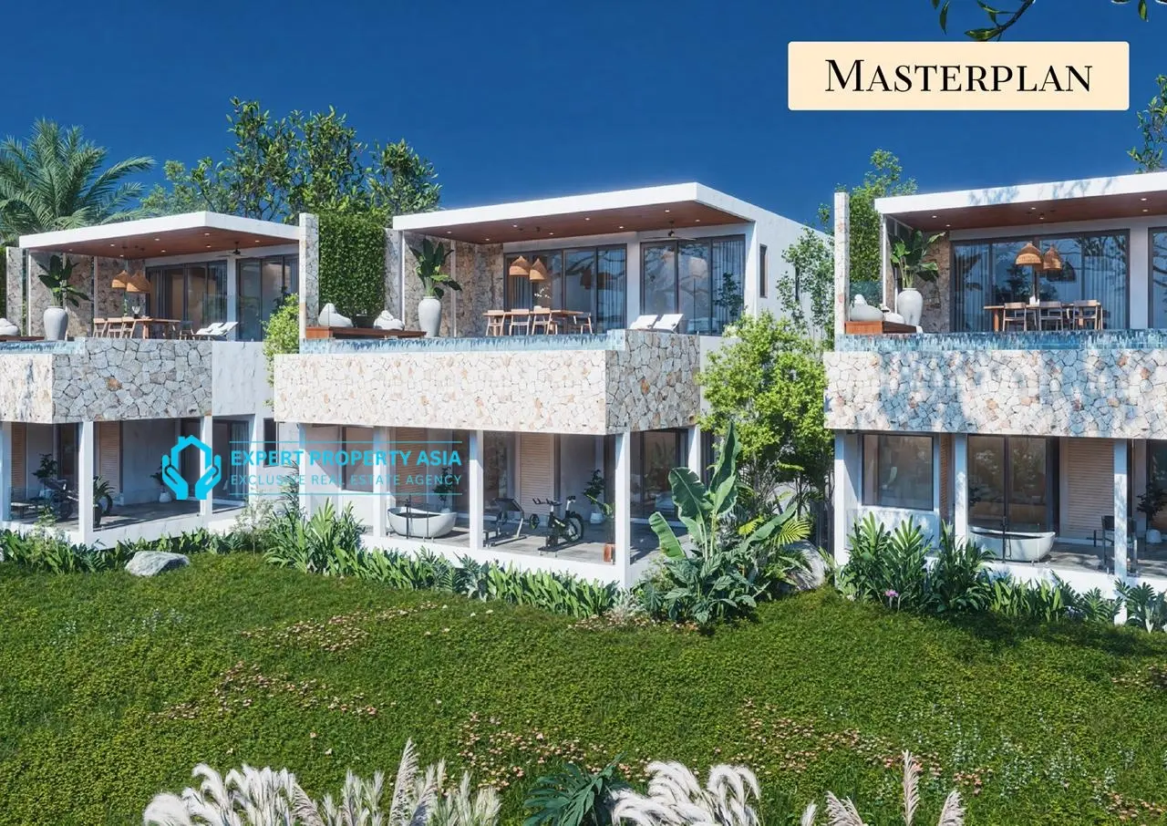 “Luxury 4-Bedroom Pool Villa Near Lamai Beach, Koh Samui – Modern Design & Private Infinity Pool”