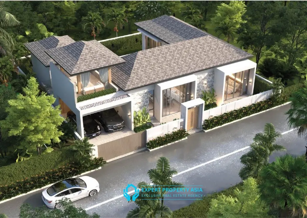“Modern 3-Bedroom Pool Villa Near Lamai Beach, Koh Samui – Leasehold with Optional Furniture 1.2M THB”
