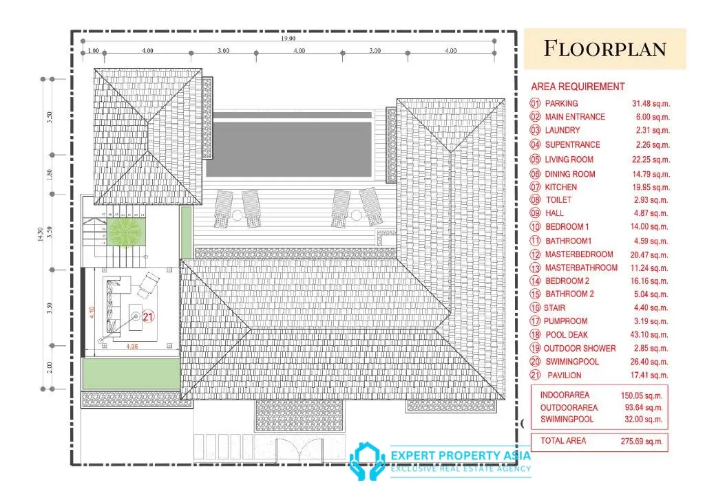“Modern 3-Bedroom Pool Villa Near Lamai Beach, Koh Samui – Leasehold with Optional Furniture 1.2M THB”