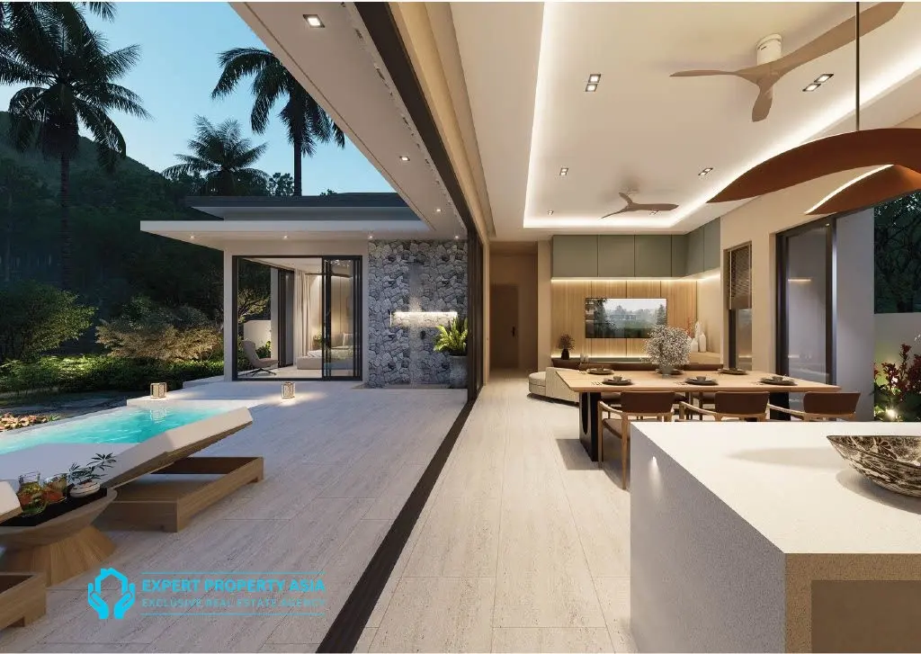 “Modern 3-Bedroom Pool Villa Near Lamai Beach, Koh Samui – Freehold/Leasehold with Optional Furniture 1.2M THB”