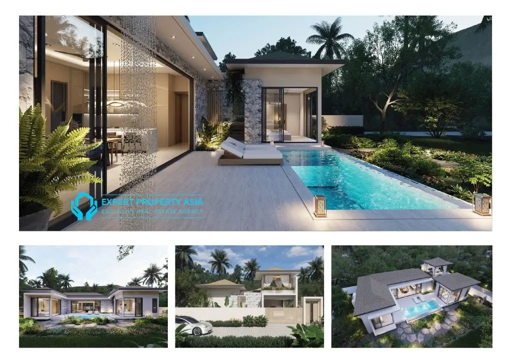 “Modern 3-Bedroom Pool Villa Near Lamai Beach, Koh Samui – Freehold/Leasehold with Optional Furniture 1.2M THB”