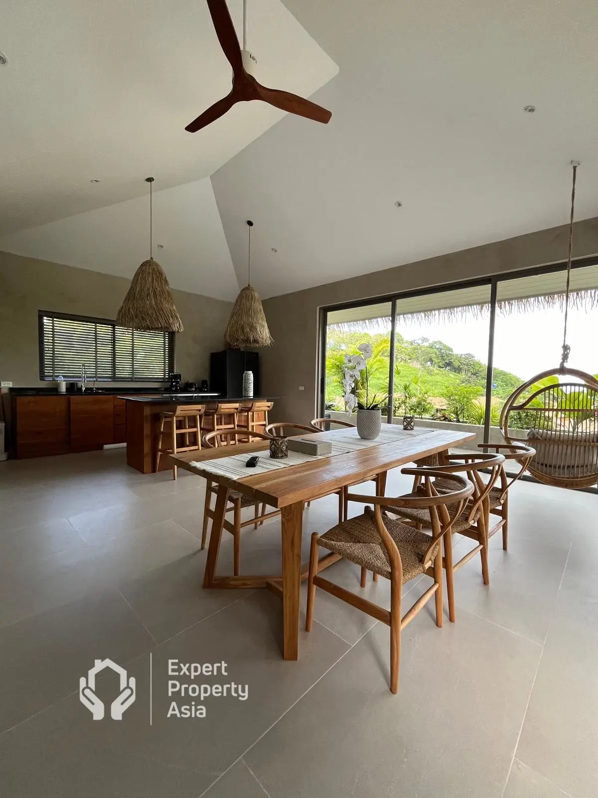 Balinese-Style Luxury 3-Bedroom Sea View Villa in Bophut – Freehold Ownership