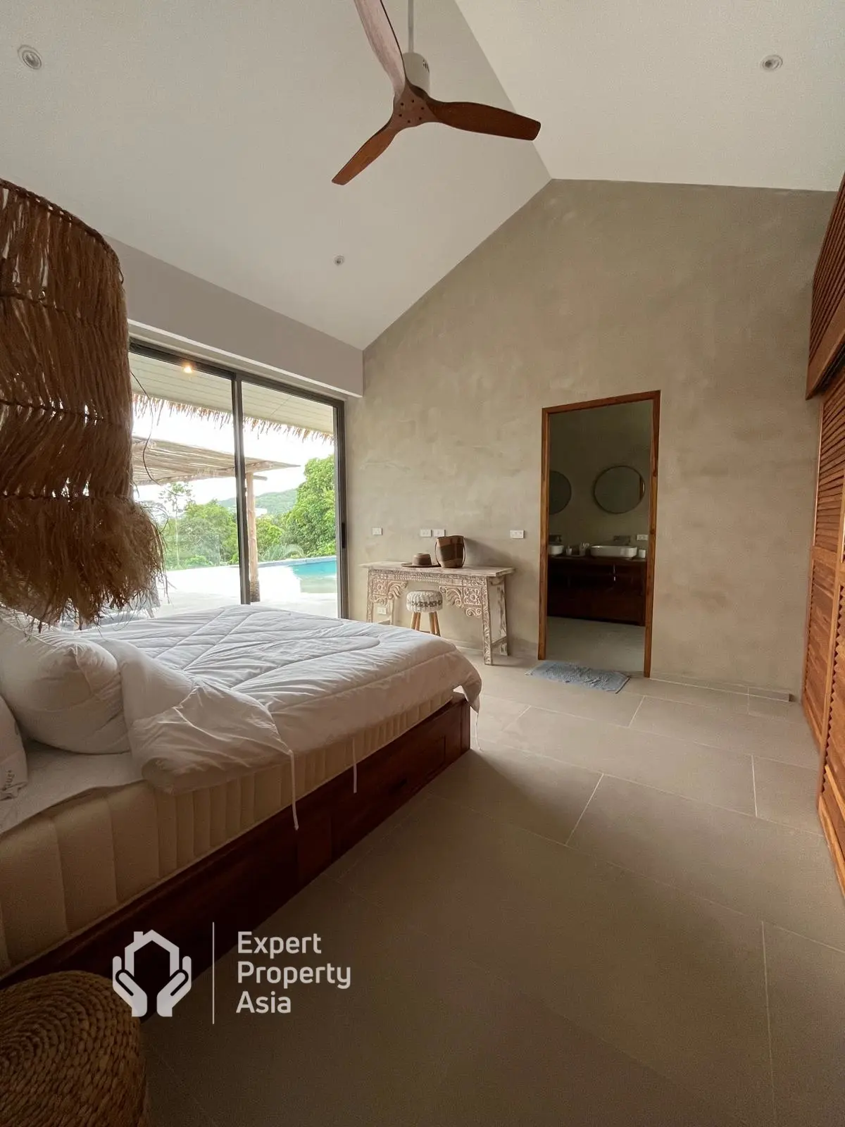 Balinese-Style Luxury 3-Bedroom Sea View Villa in Bophut – Freehold Ownership