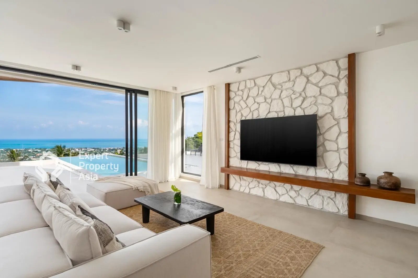 Magnifique villa de 5 chambres avec vue sur la mer à vendre à Bophut, Ko Samui "Propriété à titre gratuit"