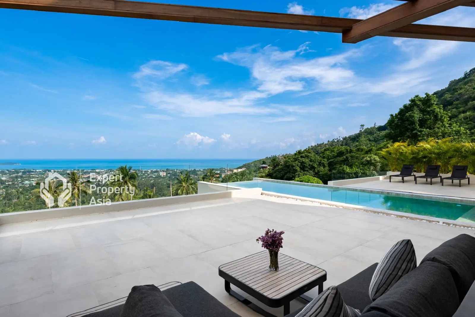 Magnifique villa de 5 chambres avec vue sur la mer à vendre à Bophut, Ko Samui "Propriété à titre gratuit"