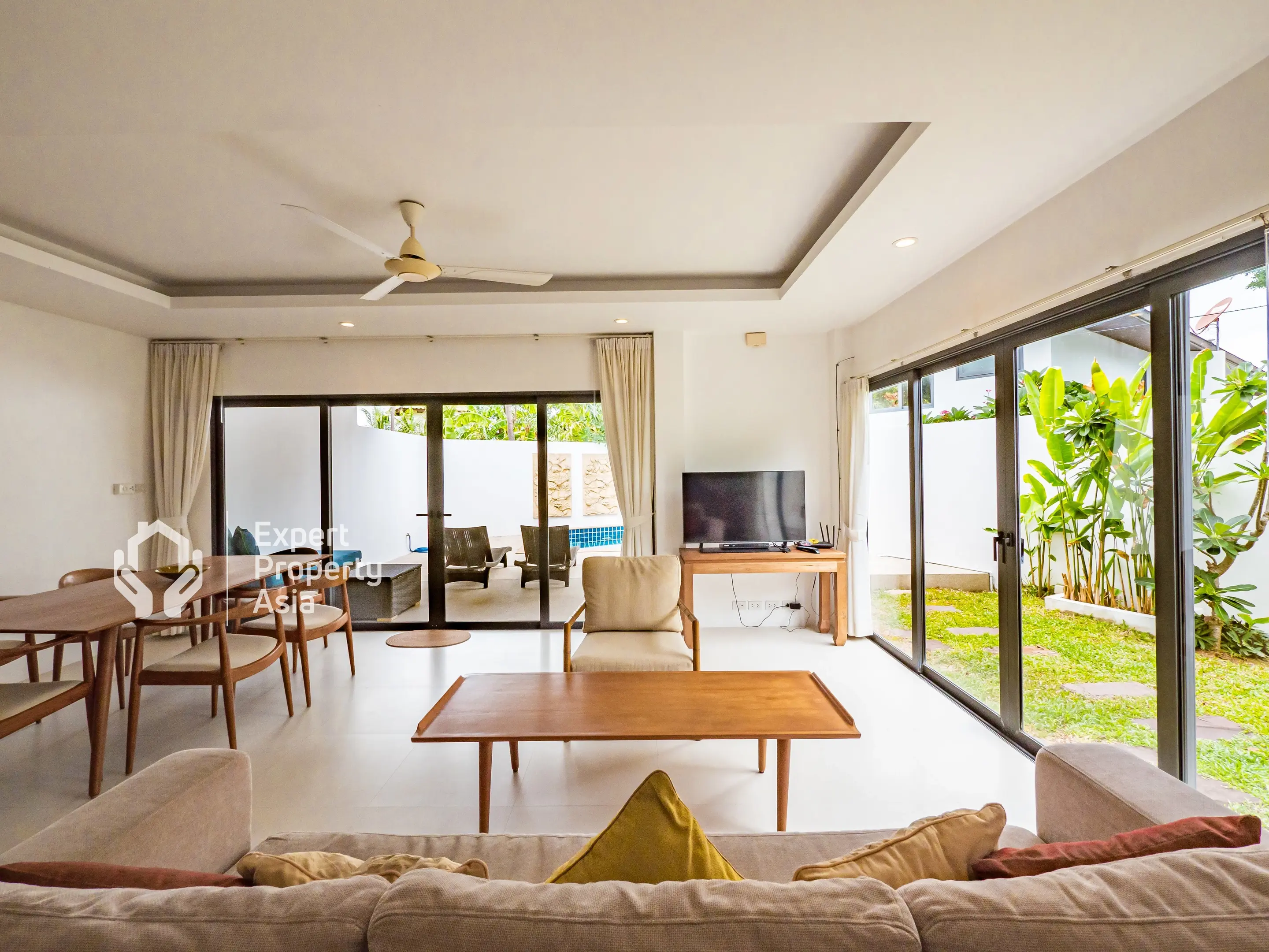 Villa privée de 3 chambres avec piscine à louer à Plai Laem, Koh Samui "LOUER"