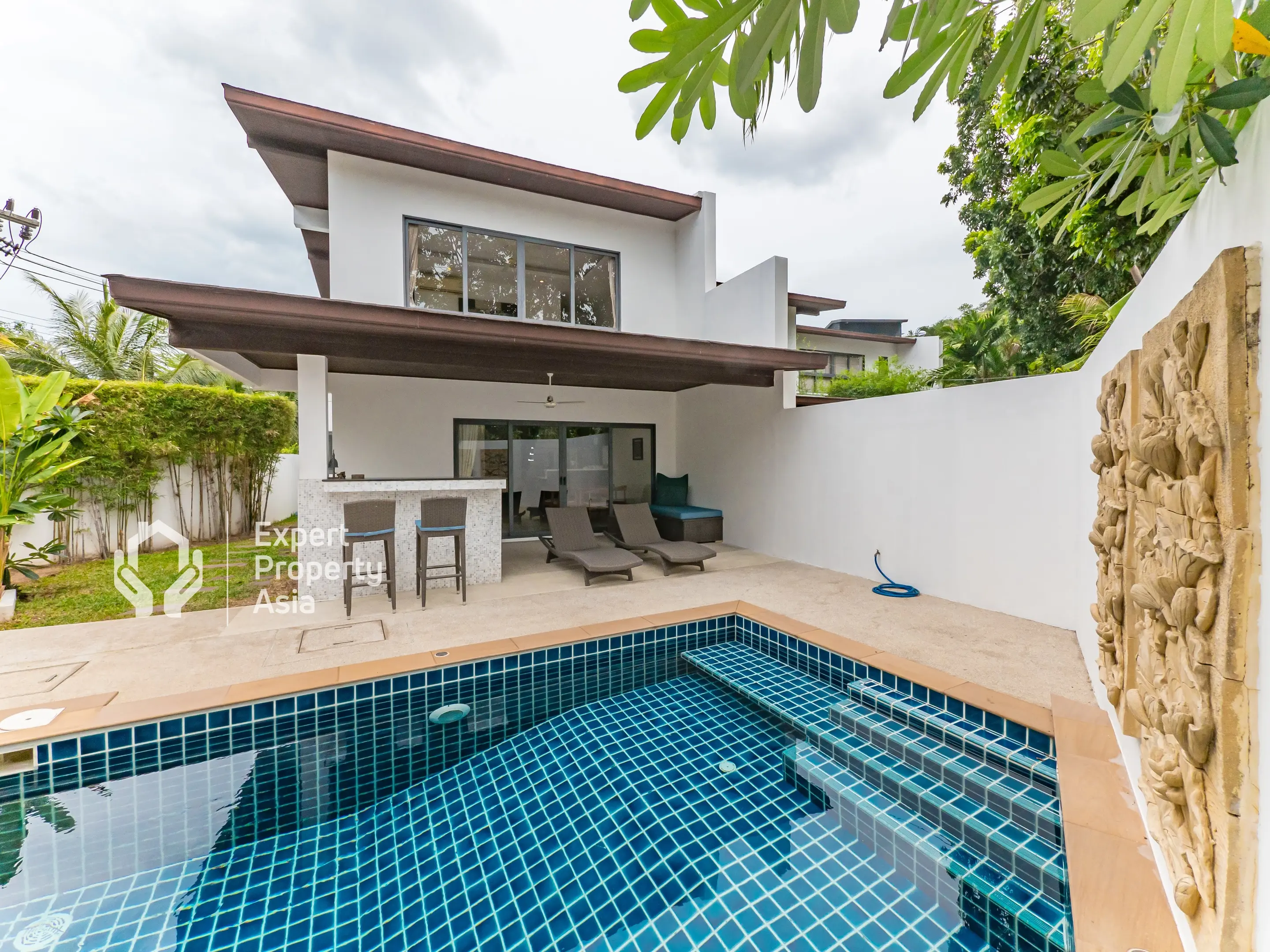 Villa privée de 3 chambres avec piscine à louer à Plai Laem, Koh Samui "LOUER"