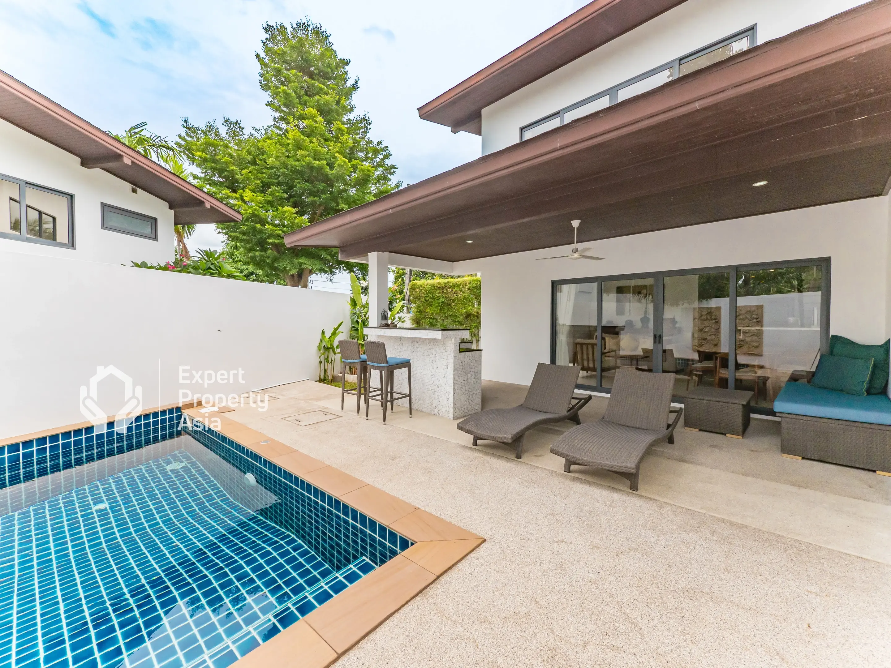 Villa privée de 3 chambres avec piscine à louer à Plai Laem, Koh Samui "LOUER"