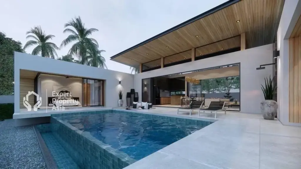 "Superbes villas de 3 chambres à Chaweng avec piscine privée – Bail disponible"