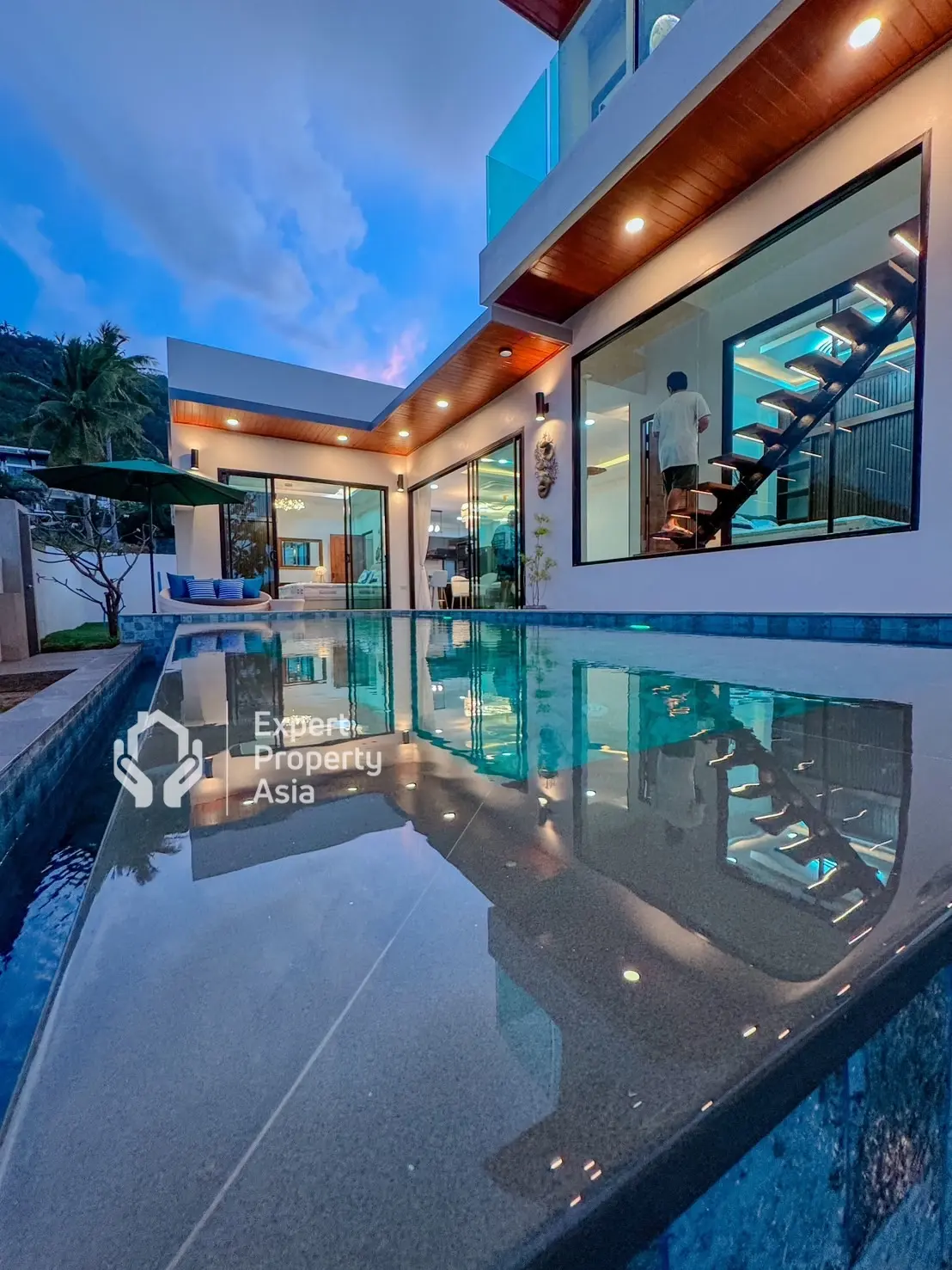 “Exceptional 4-Bedroom Villa with Sweeping Sea Views and Private Pool in Bang Por”