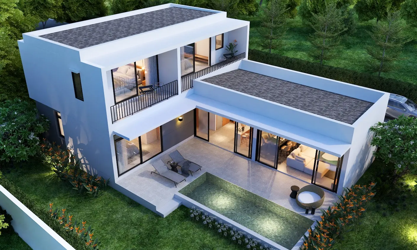 "Koh Samui’s Premier Off-Plan Villas: Private Pools, Modern Designs, and Prime Location" Phase 1