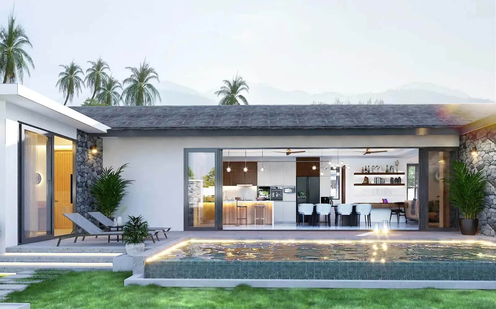 "Investissez au paradis : Villas sur plan à Koh Samui avec piscines privées et design moderne" Phase 2