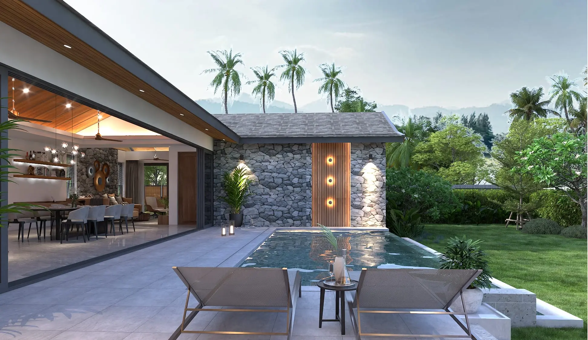 "Investissez au paradis : Villas sur plan à Koh Samui avec piscines privées et design moderne" Phase 2