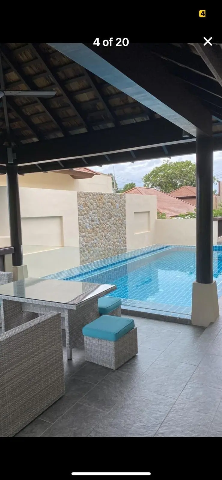 Villa élégante de 5 chambres avec vue partielle sur la mer à Bophut exclusif, Koh Samui "Propriété à vie"