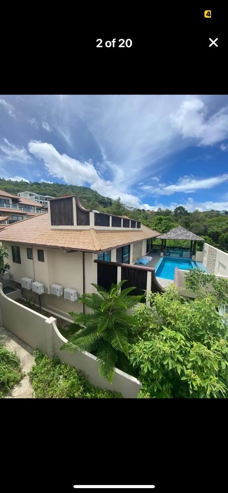 Villa élégante de 5 chambres avec vue partielle sur la mer à Bophut exclusif, Koh Samui "Propriété à vie"