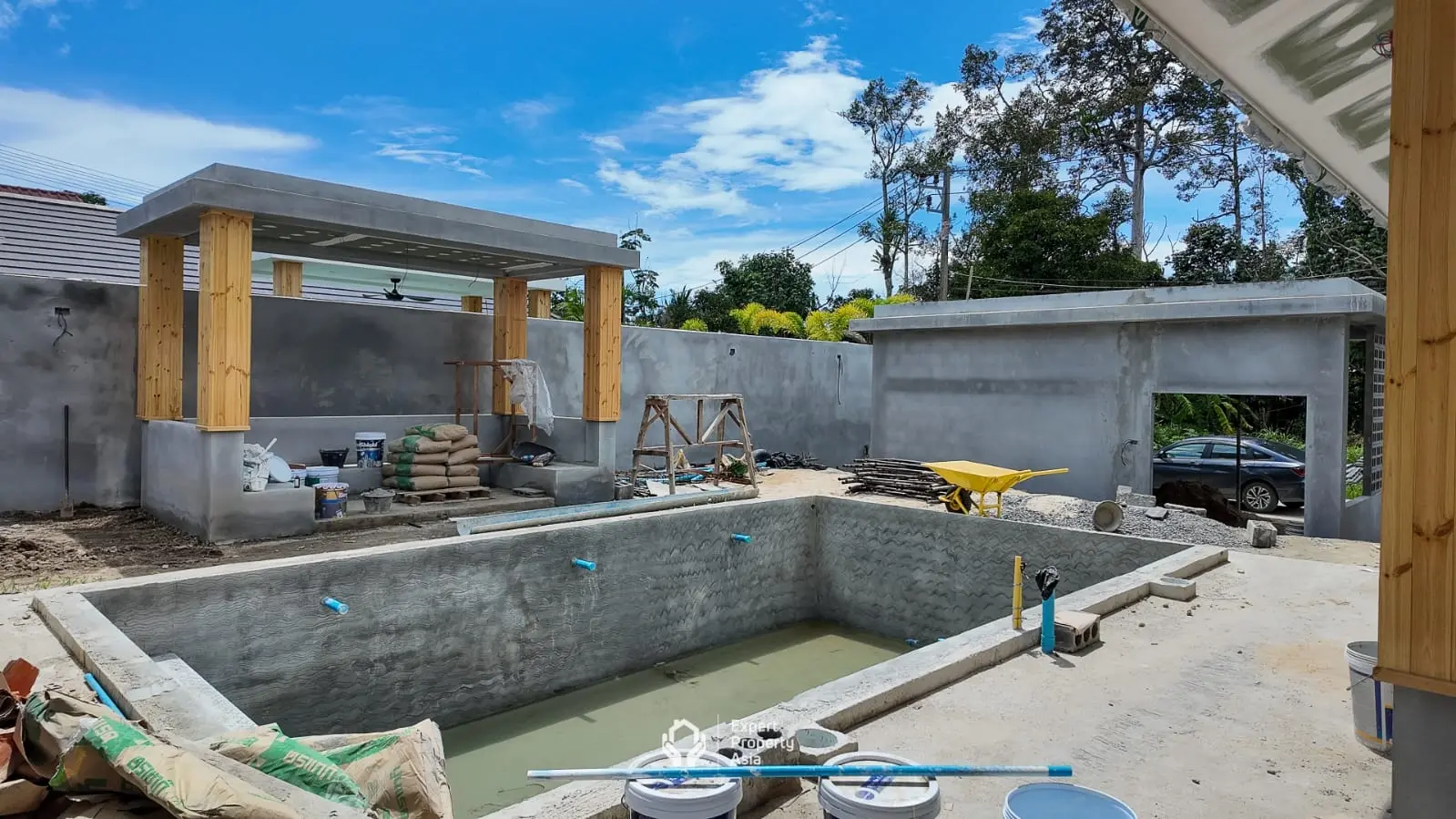  Villa en pleine propriété de 3 chambres sur plan avec piscine privée à Lamai, exclusivité  Koh Samui