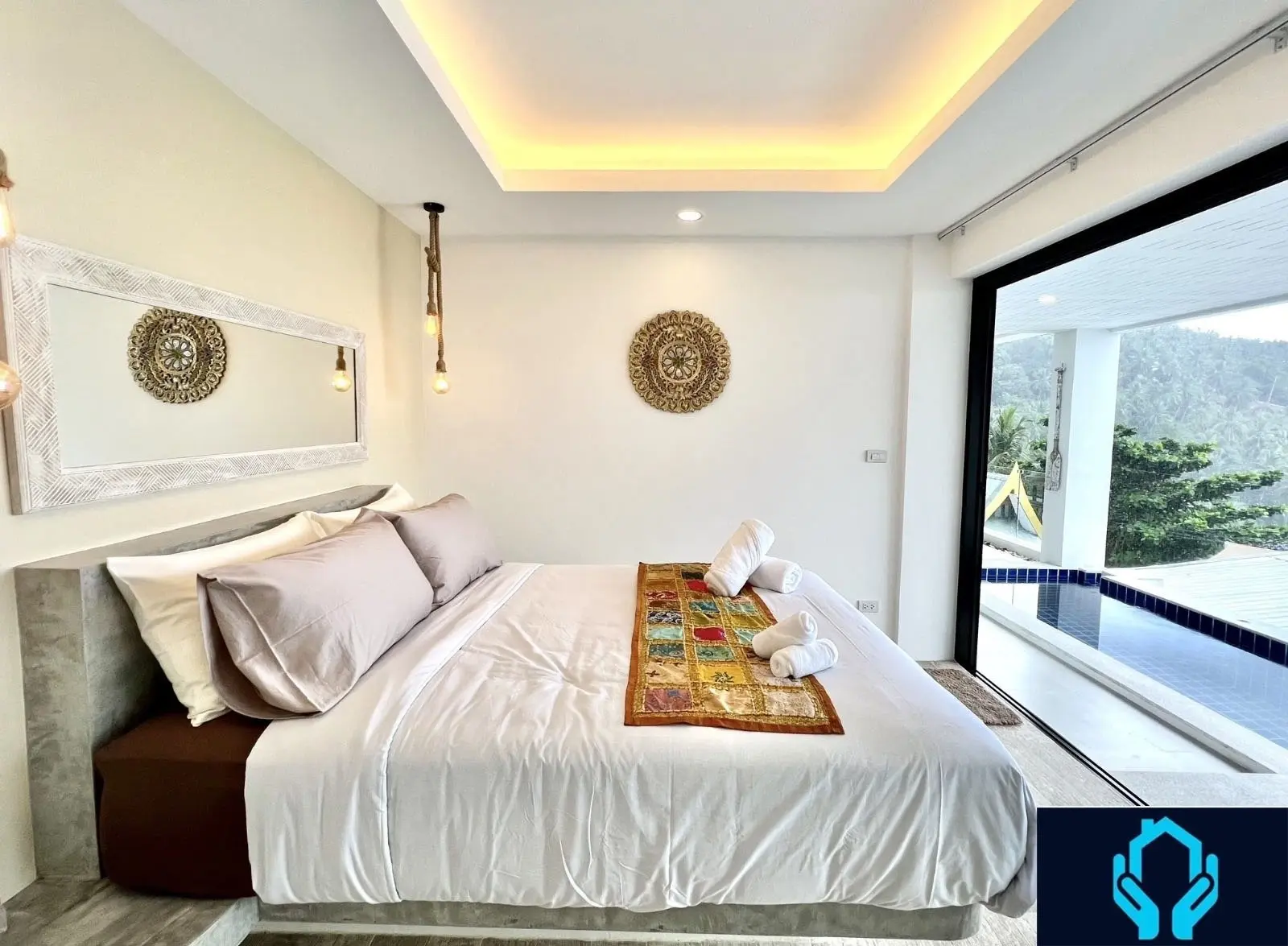 2 Chambres Vue sur Mer à Lamai Koh Samui Pleine Propriété