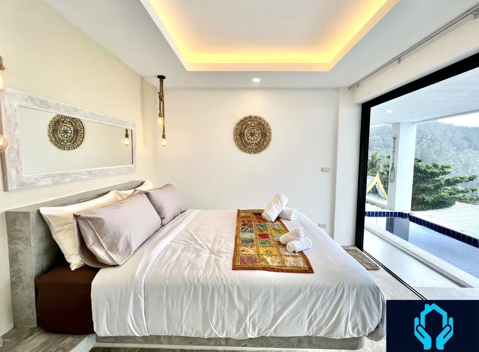 2 Chambres Vue sur Mer à Lamai Koh Samui Pleine Propriété