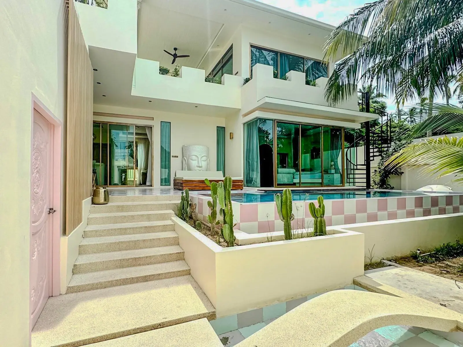 Magnifique villa avec piscine de 3 chambres, meublée, à Laemsor Koh Samui Plein propriétaire