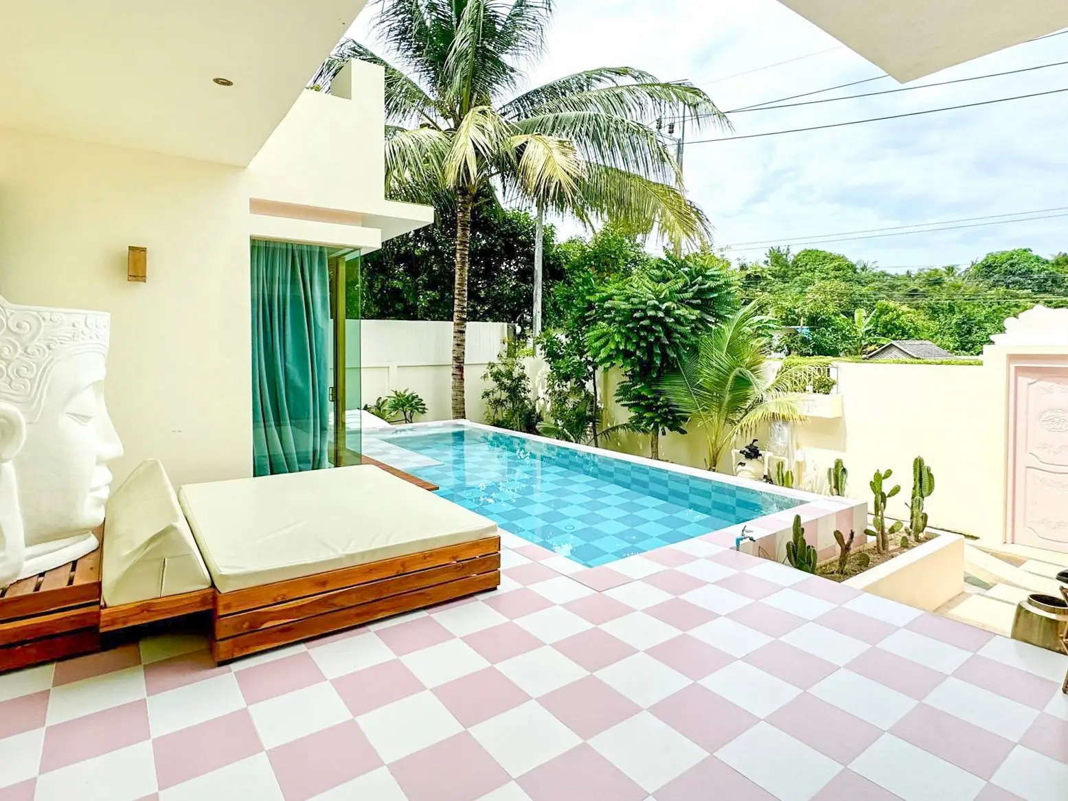 Magnifique villa avec piscine de 3 chambres, meublée, à Laemsor Koh Samui Plein propriétaire