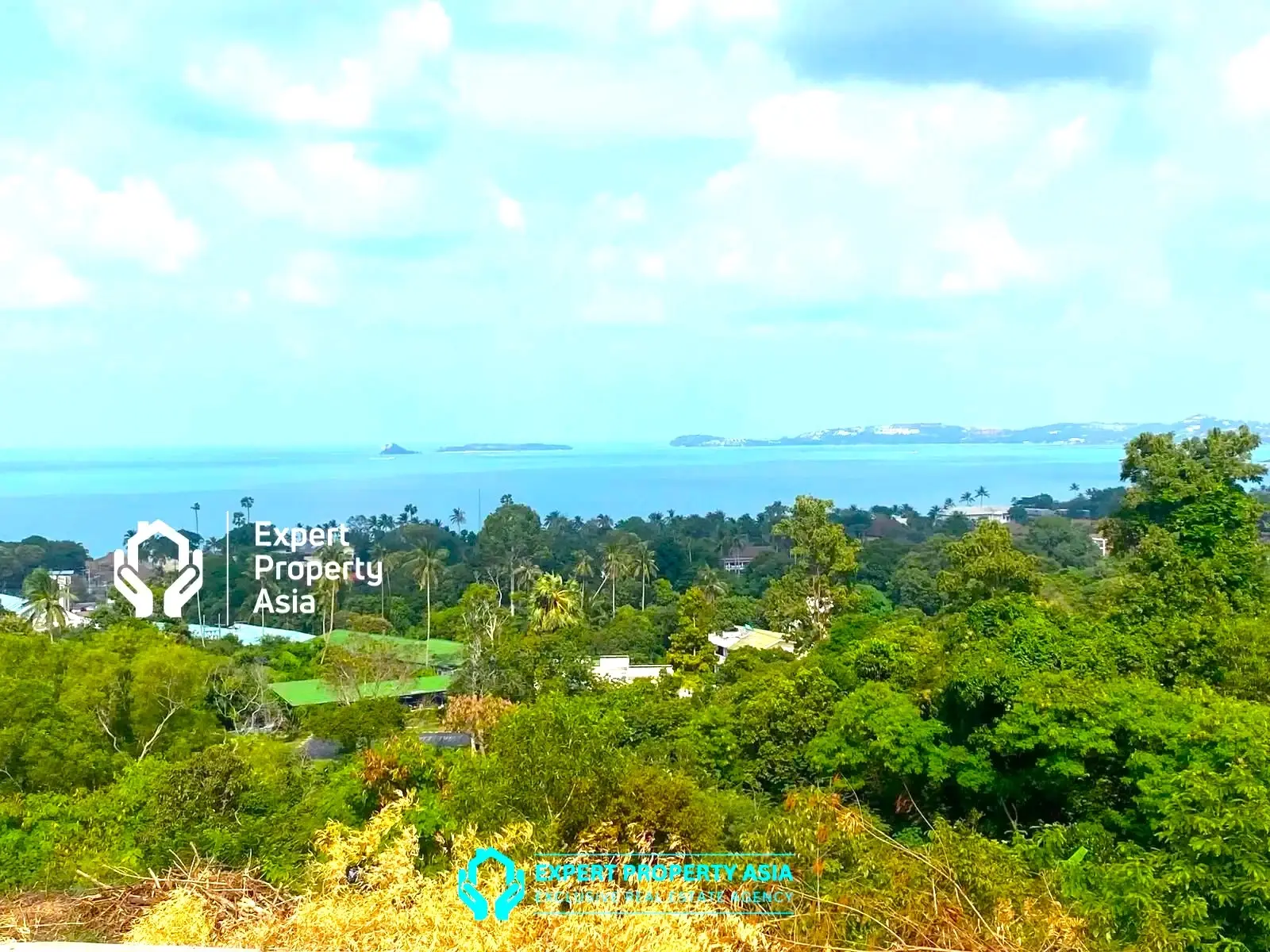 "Beautiful 800 m² Plot with Breathtaking Sea Views – Maenam, Koh Samui"