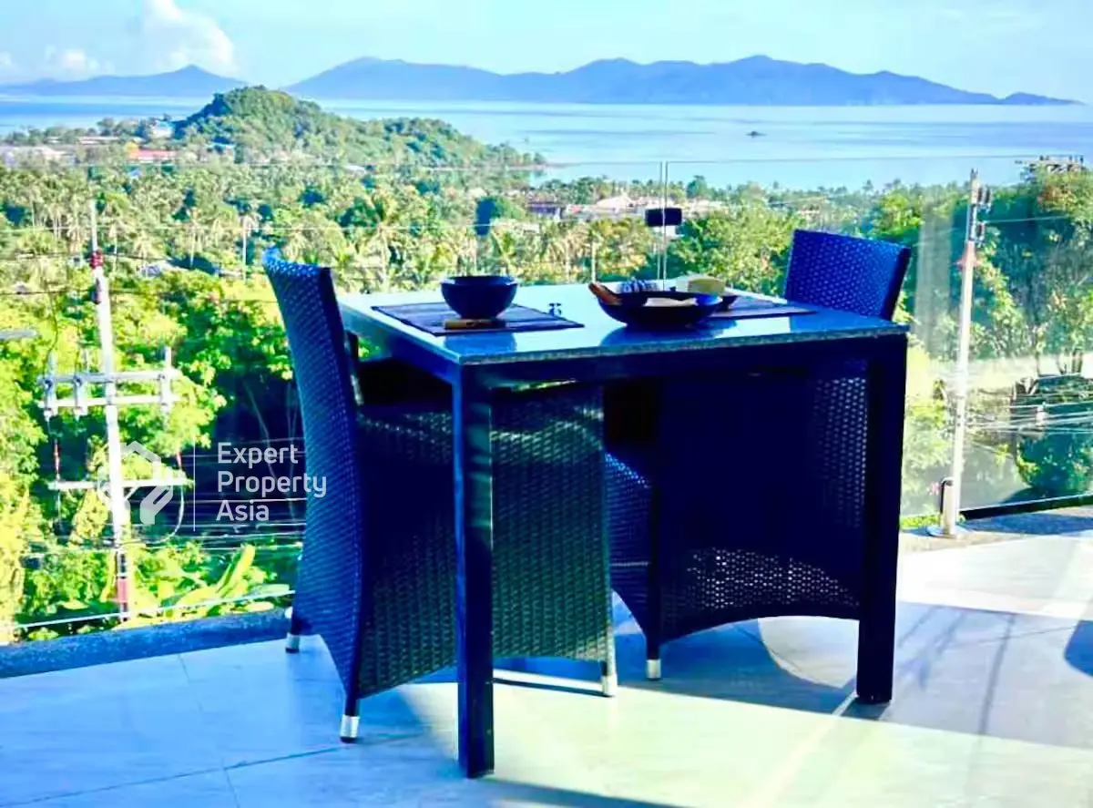 "Luxurious 5-Bedroom Villa with Infinity Pool and Panoramic Sea Views – Maenam, Koh Samui"