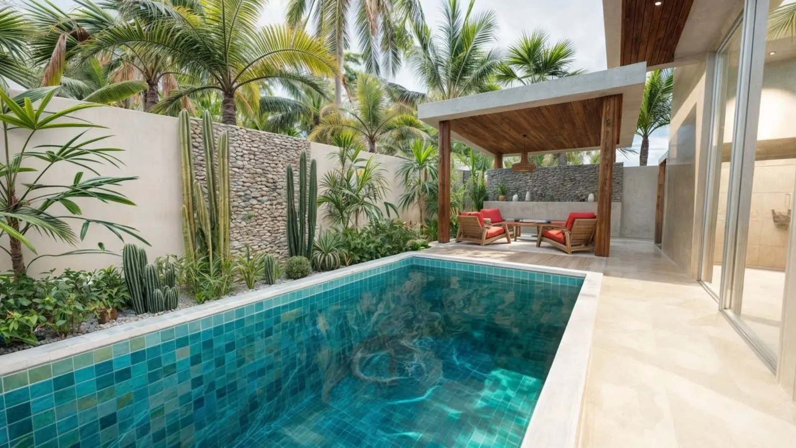 2 chambres Villa avec piscine à Bangrak Koh Samui Bail