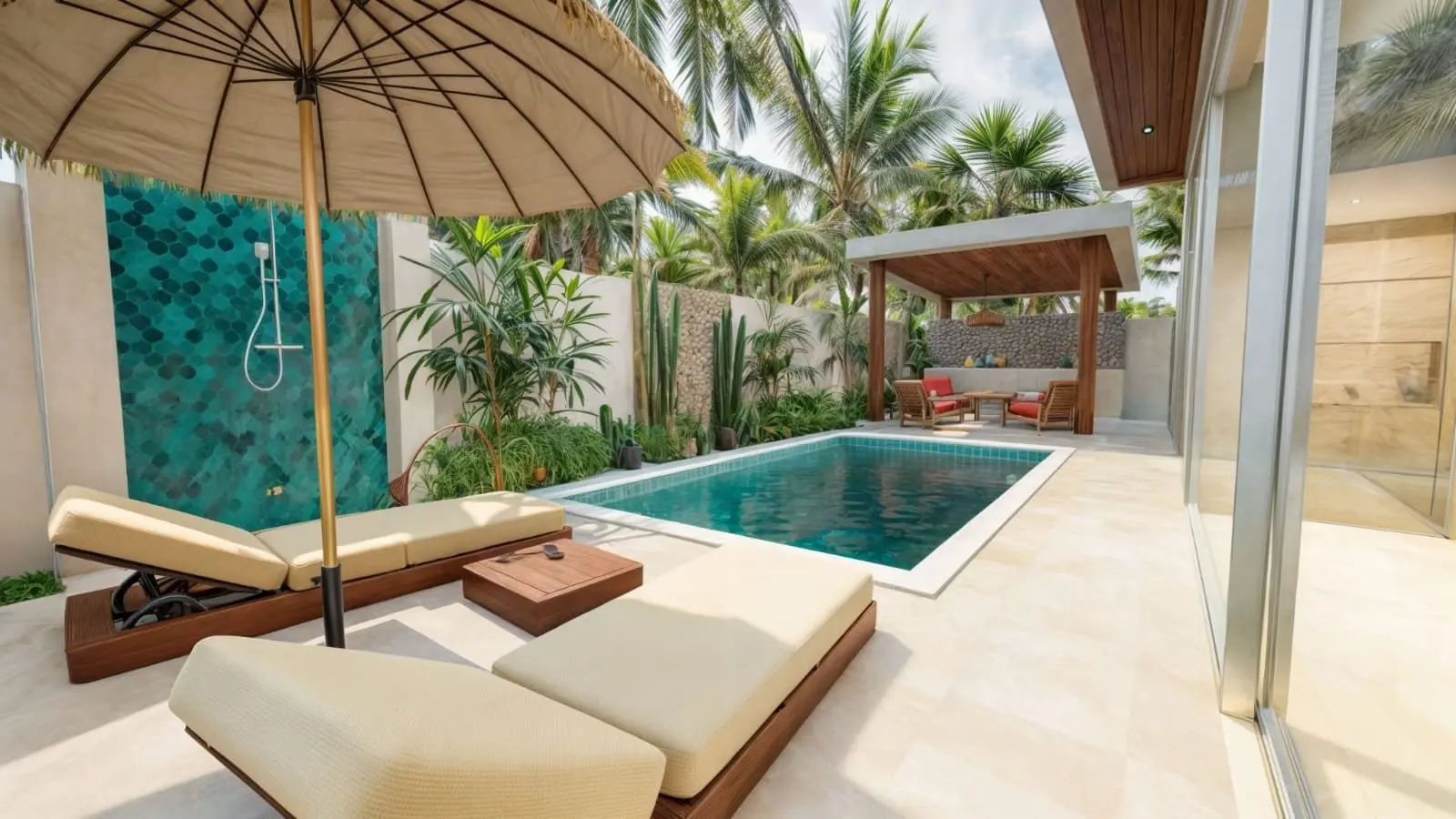 2 chambres Villa avec piscine à Bangrak Koh Samui Bail