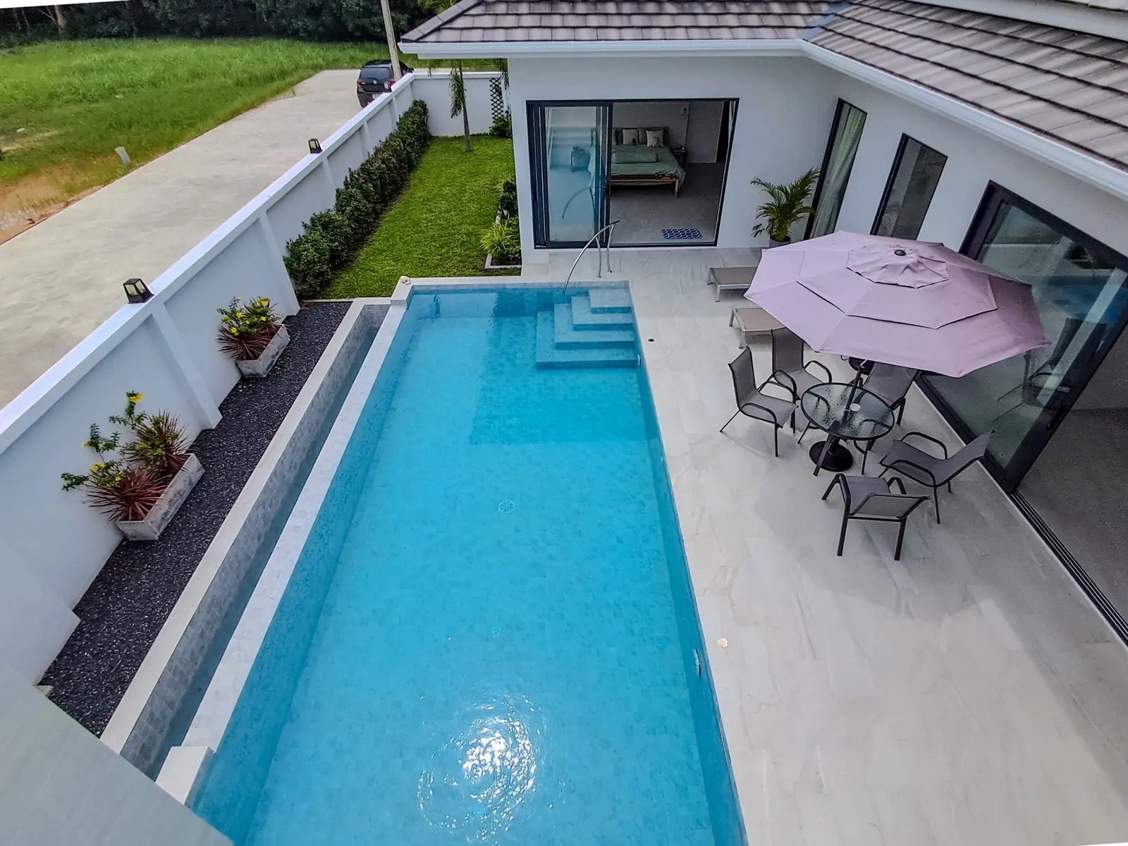 3 CH Villa avec piscine près de la plage à Namueng Koh Samui Type A