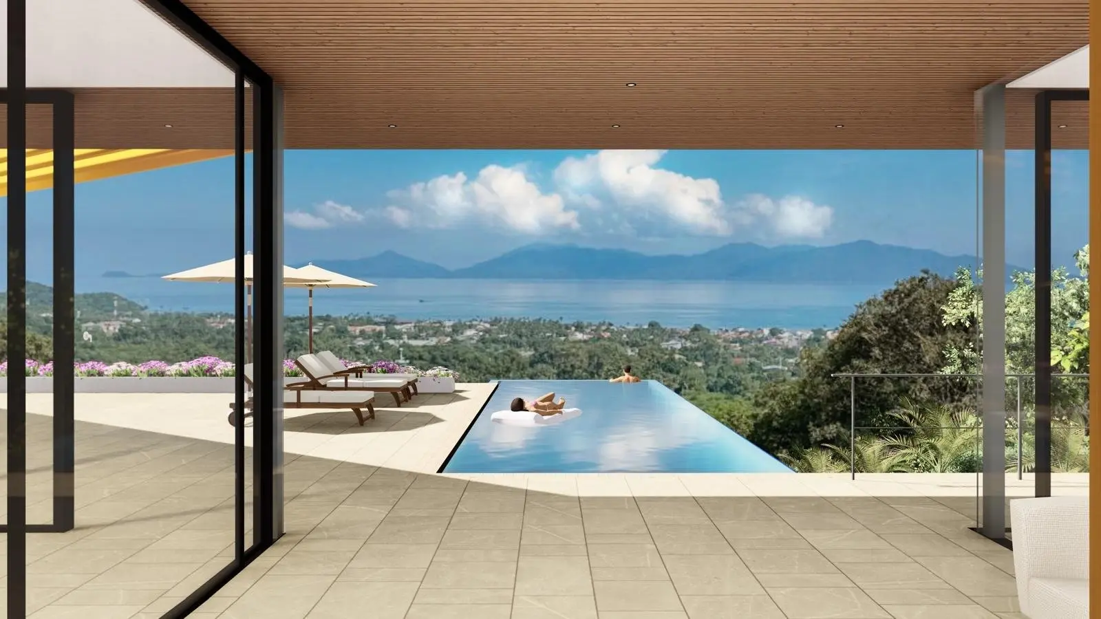 3 Bedrooms Sea View Villa in Bophut Koh Samui "OFF PLAN"