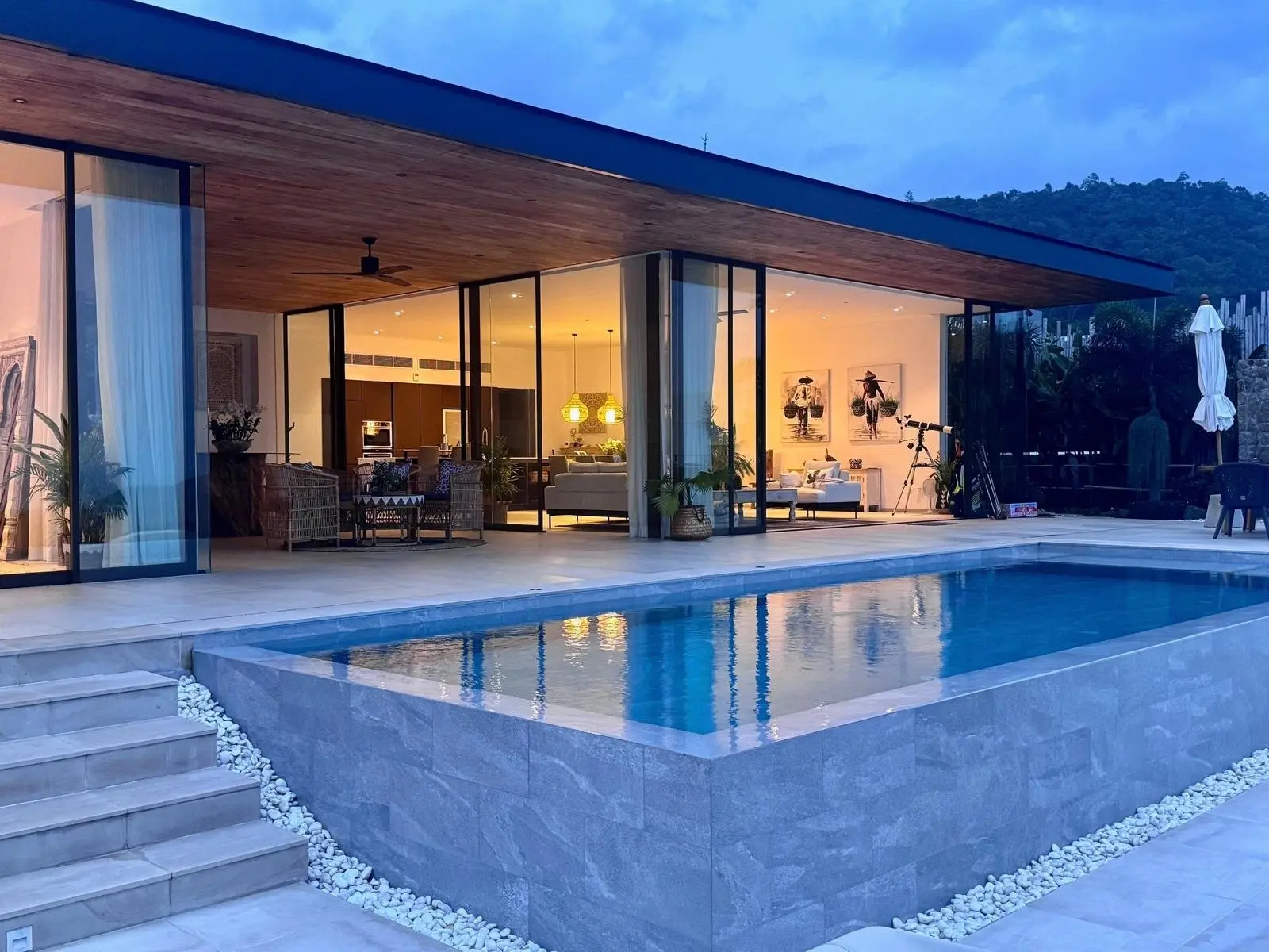 Luxury 3-Bedroom Villa with Stunning Views and Modern Amenities in Bophut, Koh Samui