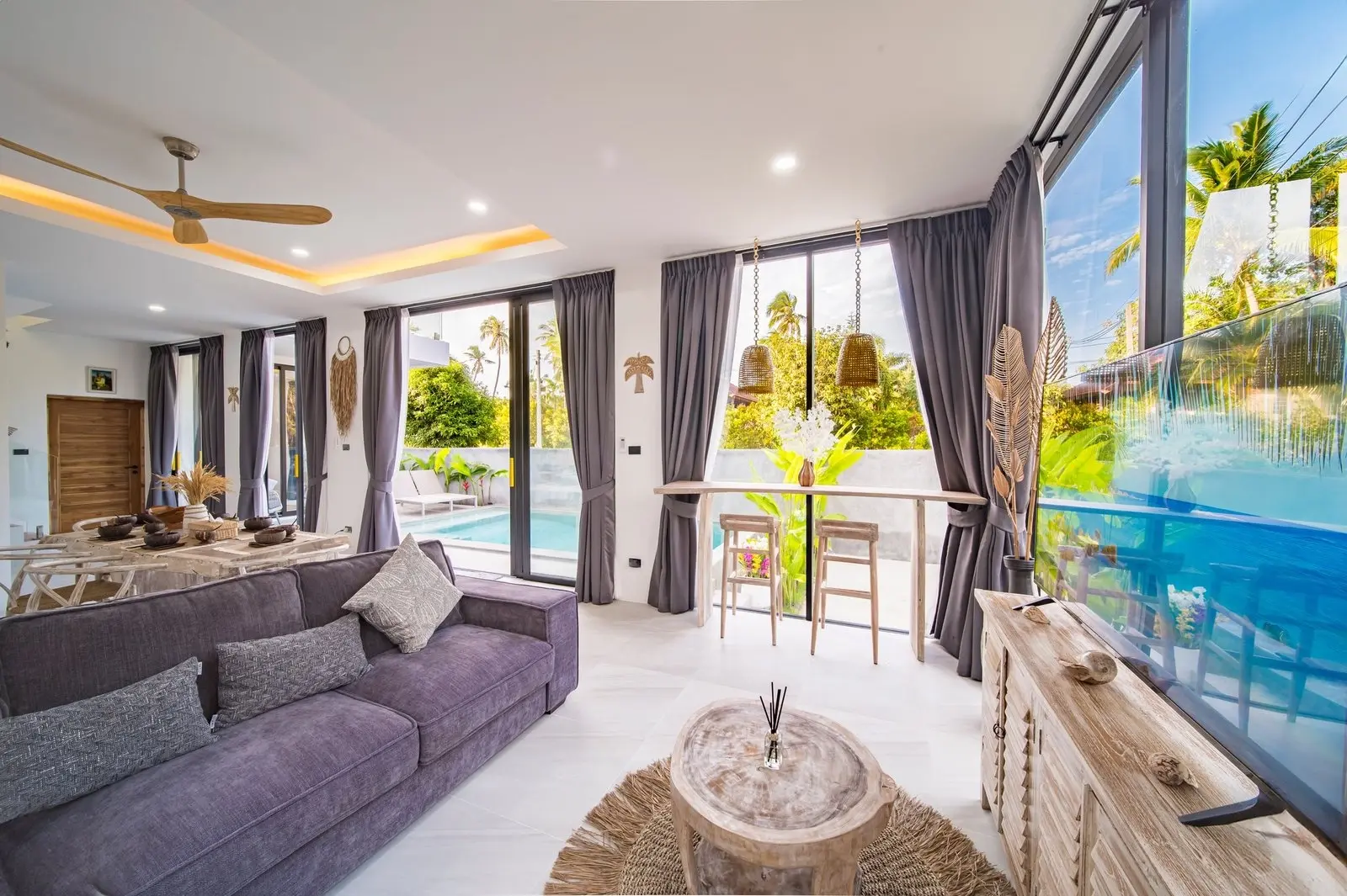 3 Chambres Villa avec Piscine à Bantai Koh Samui VENTE