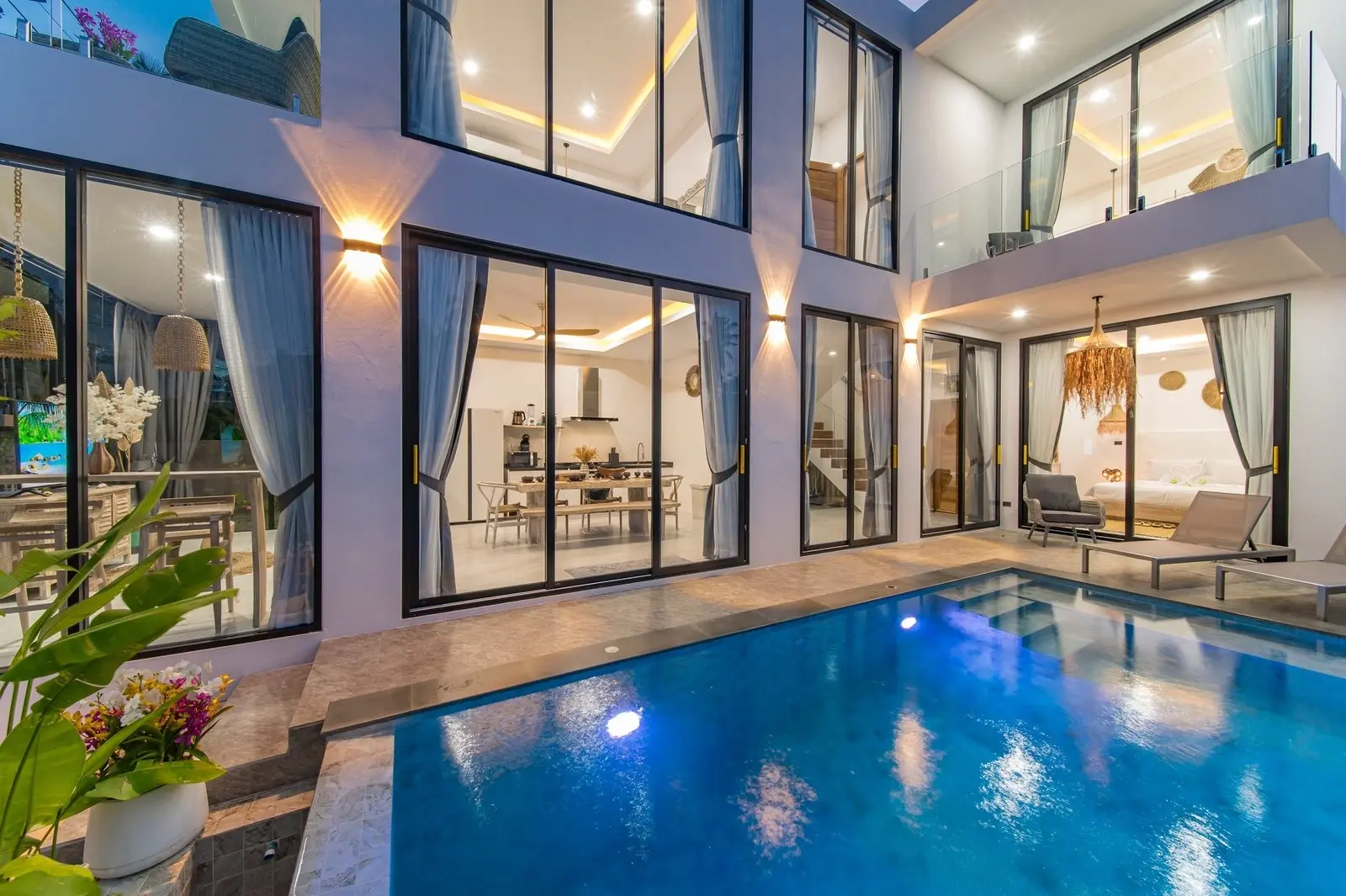 3 Chambres Villa avec Piscine à Bantai Koh Samui VENTE