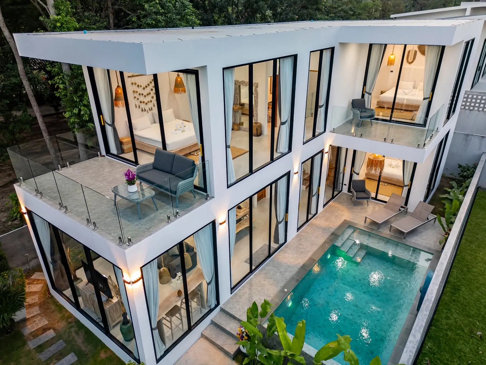 3 Chambres Villa avec Piscine à Bantai Koh Samui VENTE