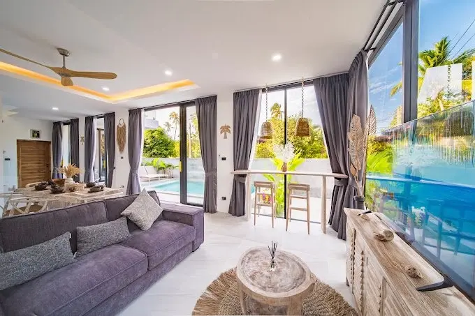 3 Chambres Villa avec Piscine à Bantai Koh Samui VENTE