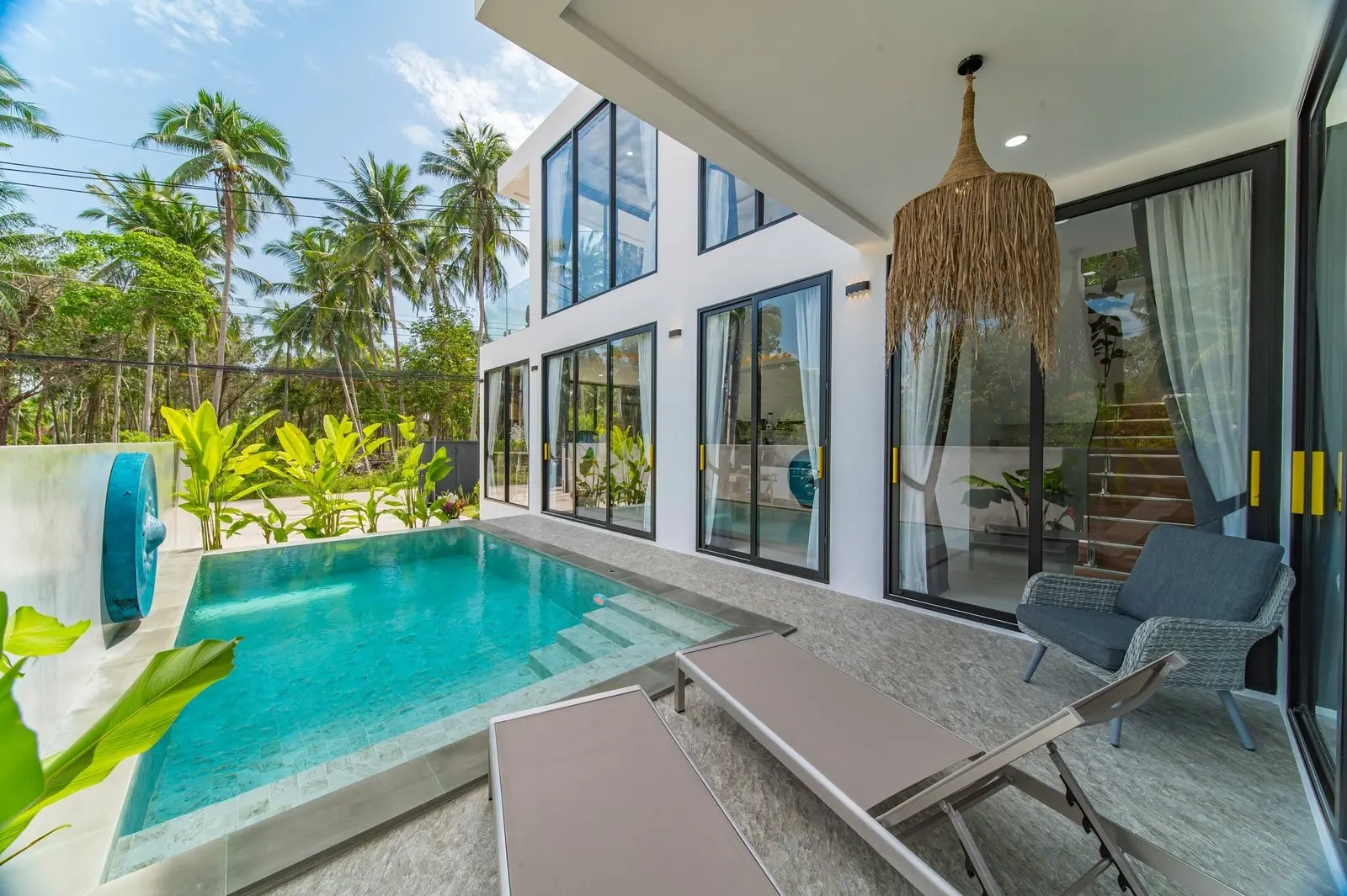 3 Chambres Villa avec Piscine à Bantai Koh Samui VENTE