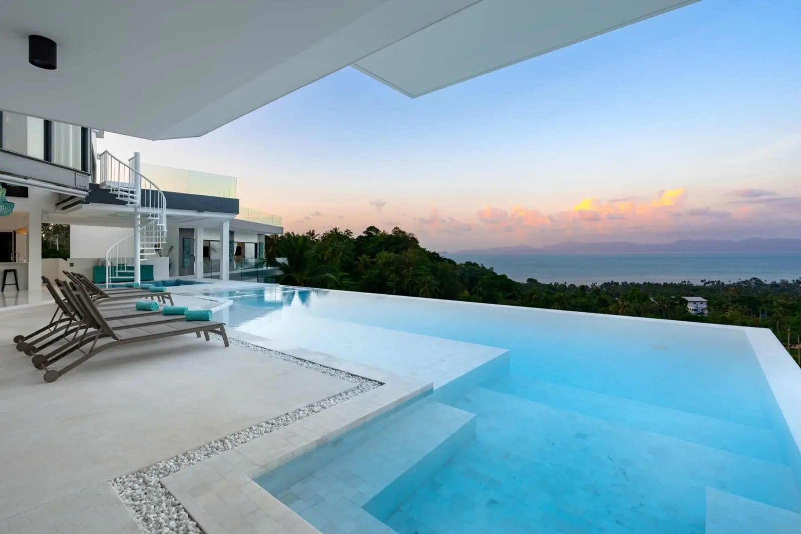 Villa de luxe avec vue imprenable sur la mer à Bang Po, Koh Samui