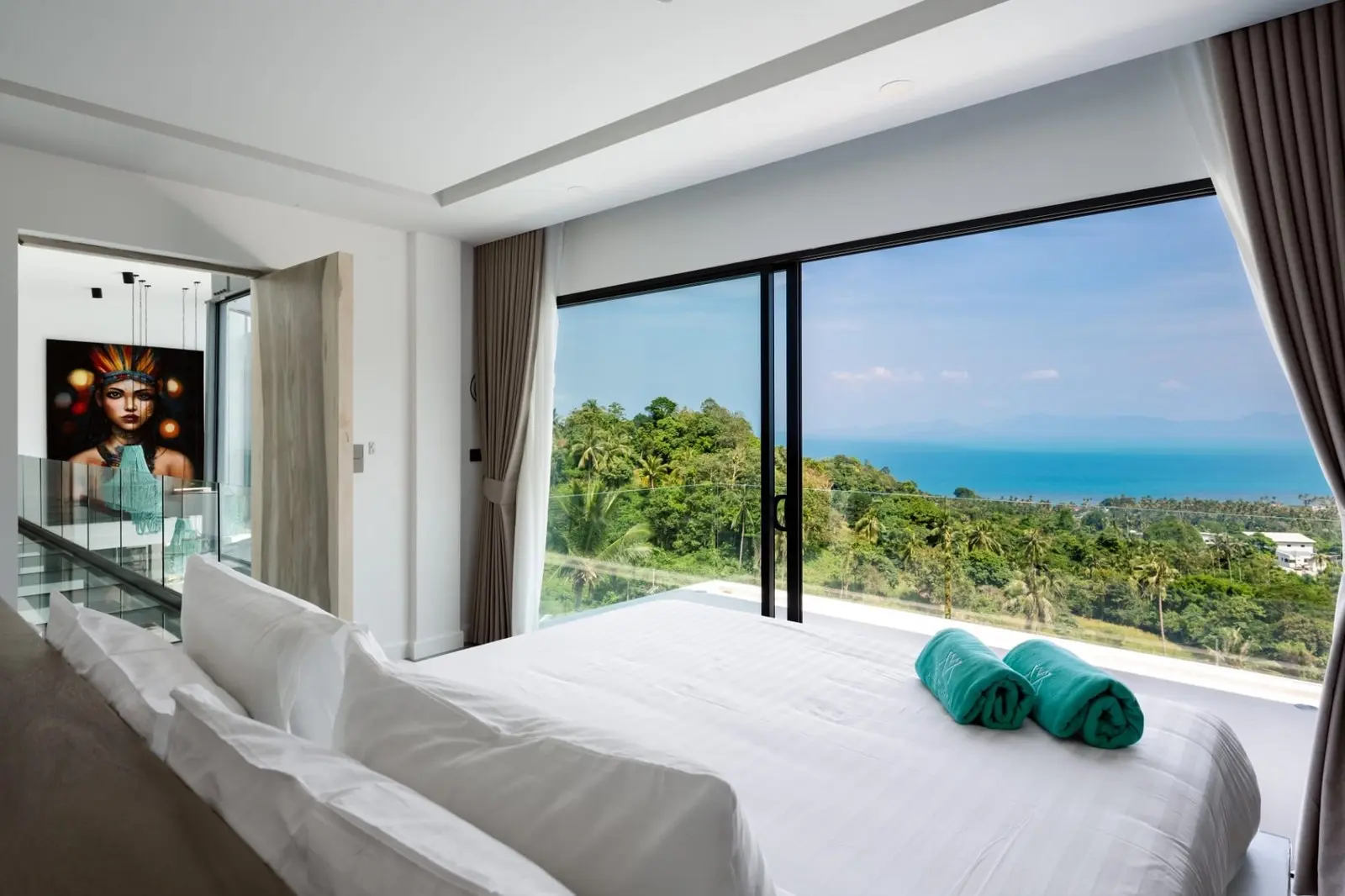 Villa de luxe avec vue imprenable sur la mer à Bang Po, Koh Samui