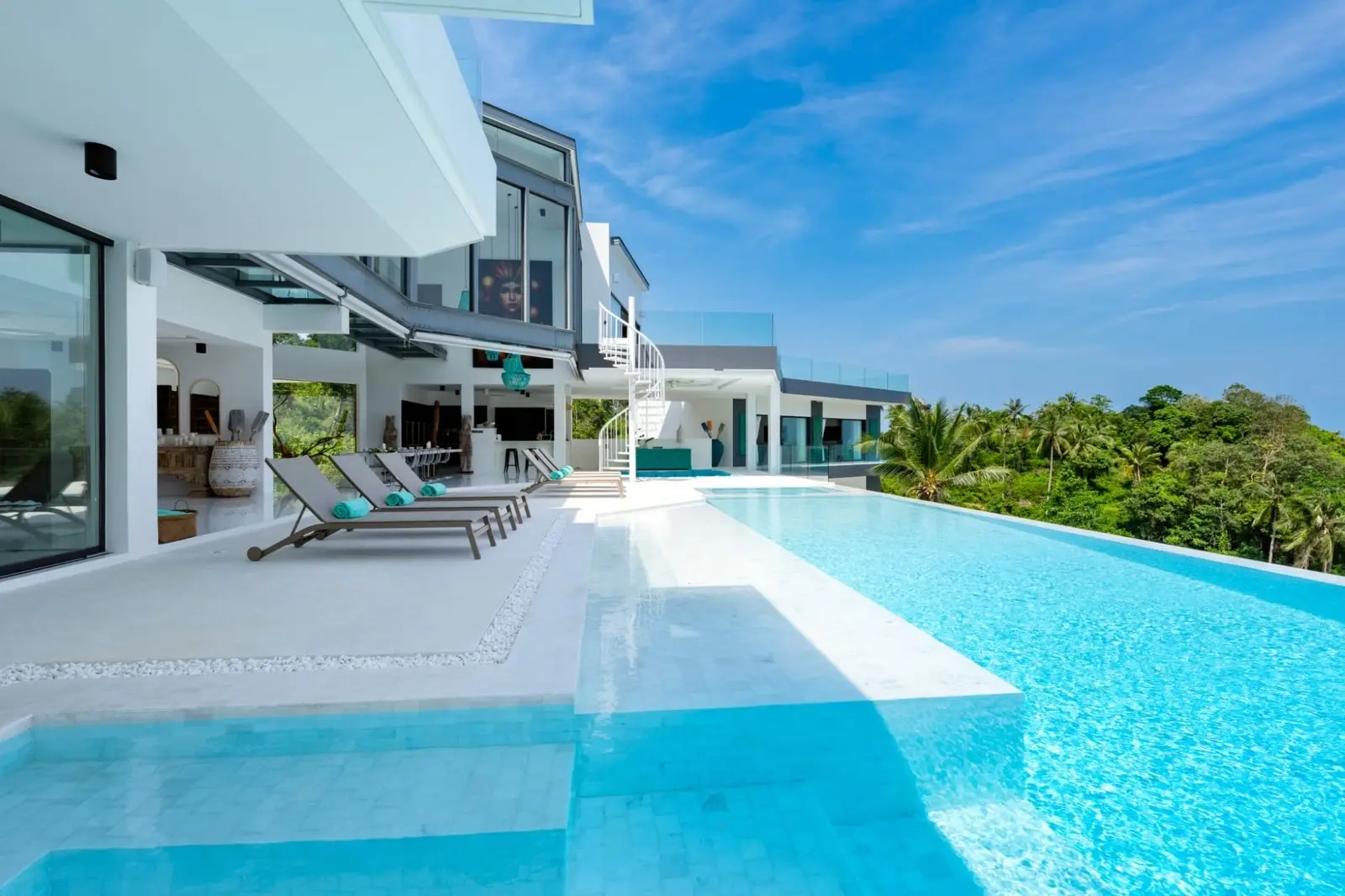 Villa de luxe avec vue imprenable sur la mer à Bang Po, Koh Samui