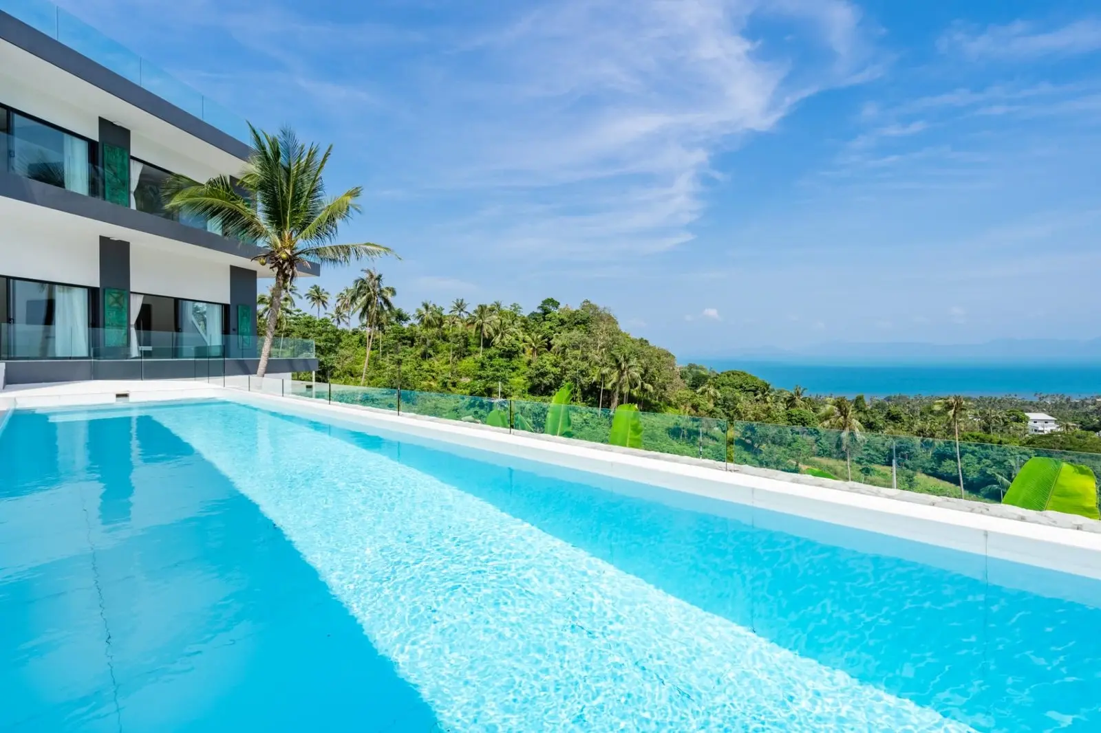 Villa de luxe avec vue imprenable sur la mer à Bang Po, Koh Samui