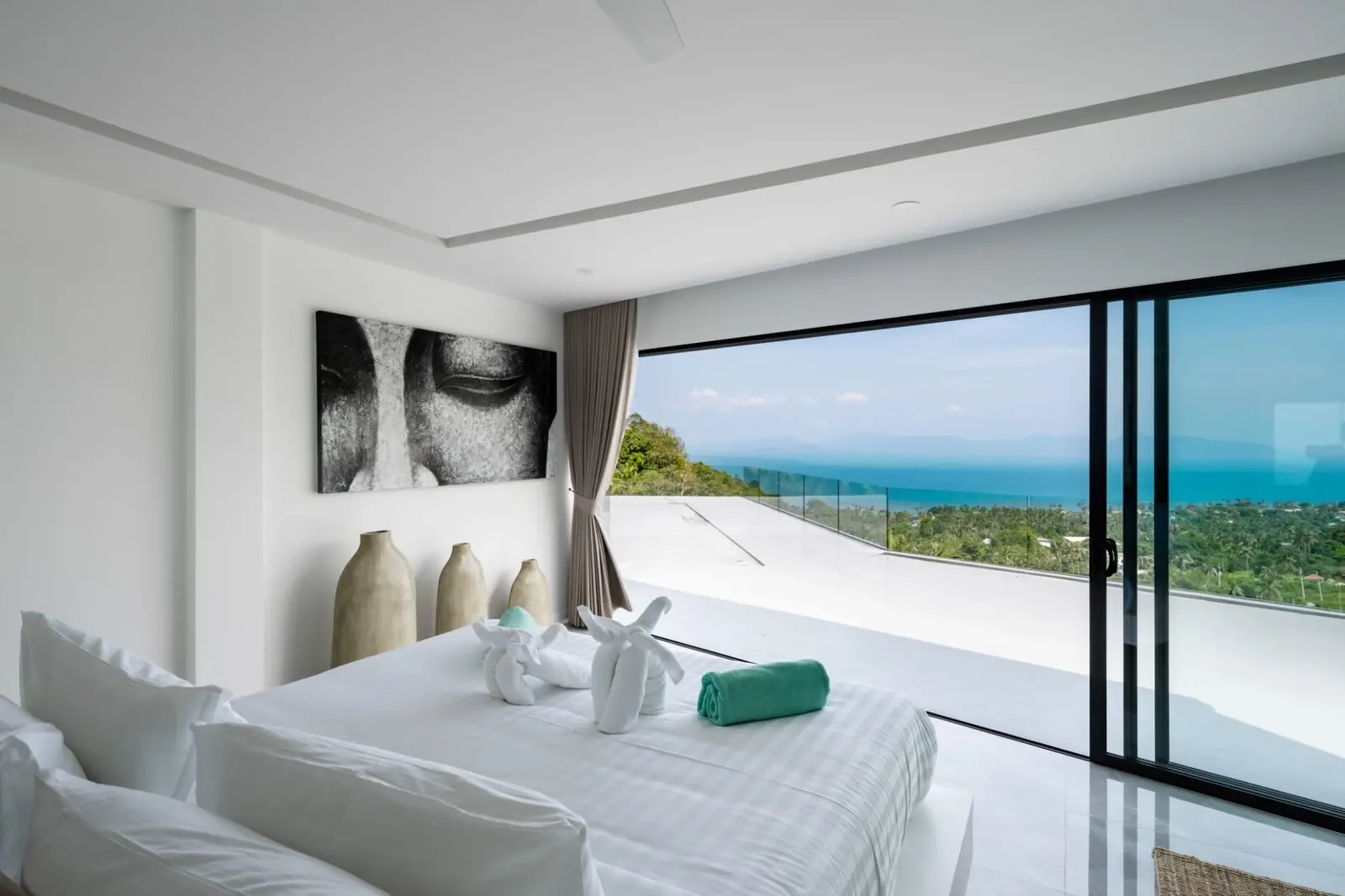 Villa de luxe avec vue imprenable sur la mer à Bang Po, Koh Samui