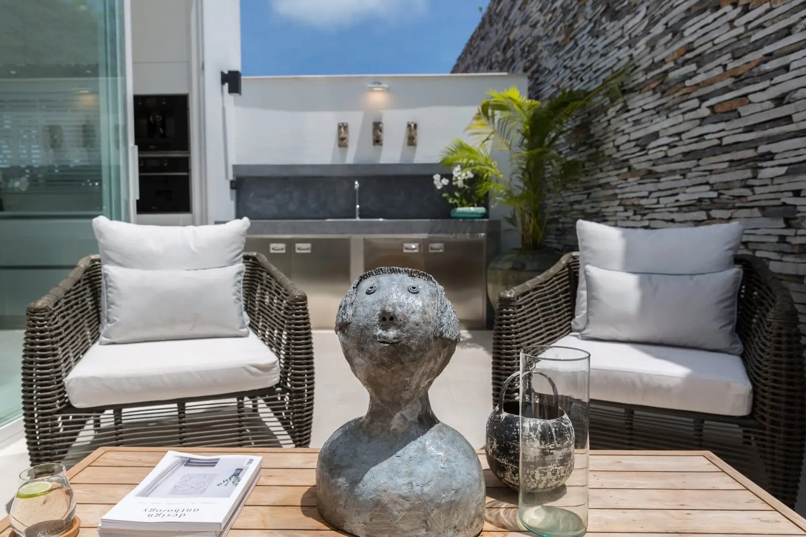 Villas de luxe avec 2 chambres et vue sur la mer avec piscine à Choeng Mon, Koh Samui