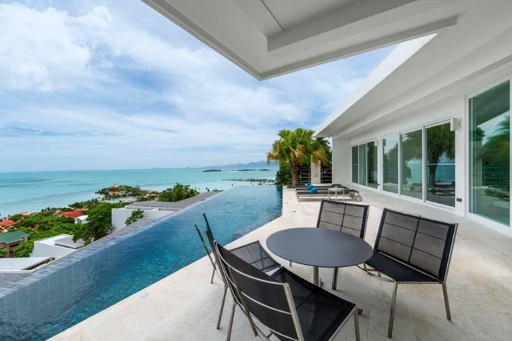 Villa d'un étage avec 3 chambres et vue sur la mer à Bangrak Koh Samui  LOCATION