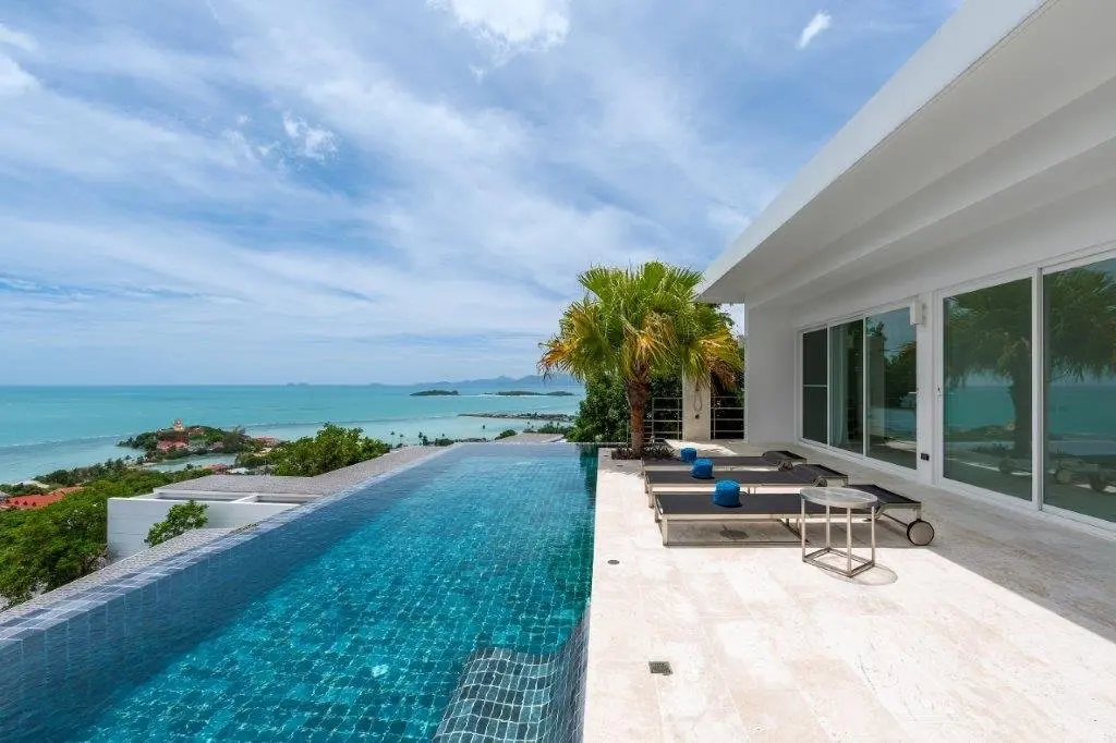 3-Bedrooms 1 Storey Villa Z Sea View in Bangrak Koh Samui " RENT"