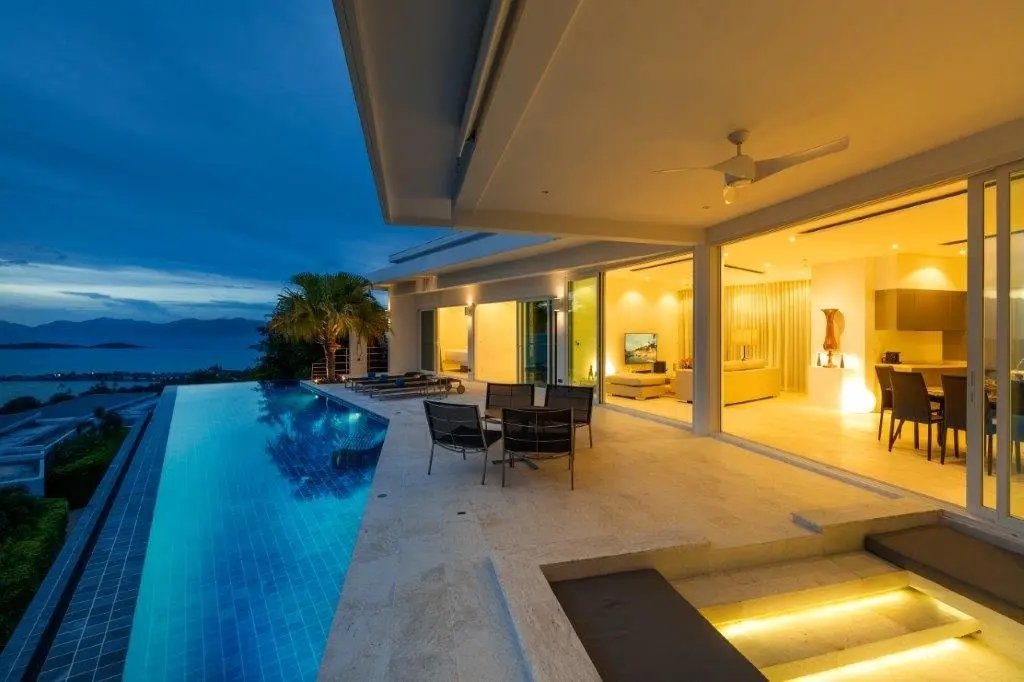 Villa d'un étage avec 3 chambres et vue sur la mer à Bangrak Koh Samui  LOCATION